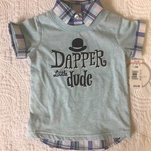 NWT Koala Kids Boys top 6-9 months